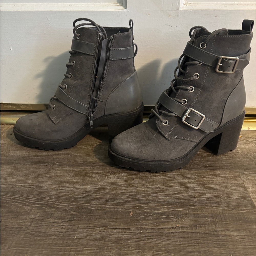 Gray Women's Ankle Boots